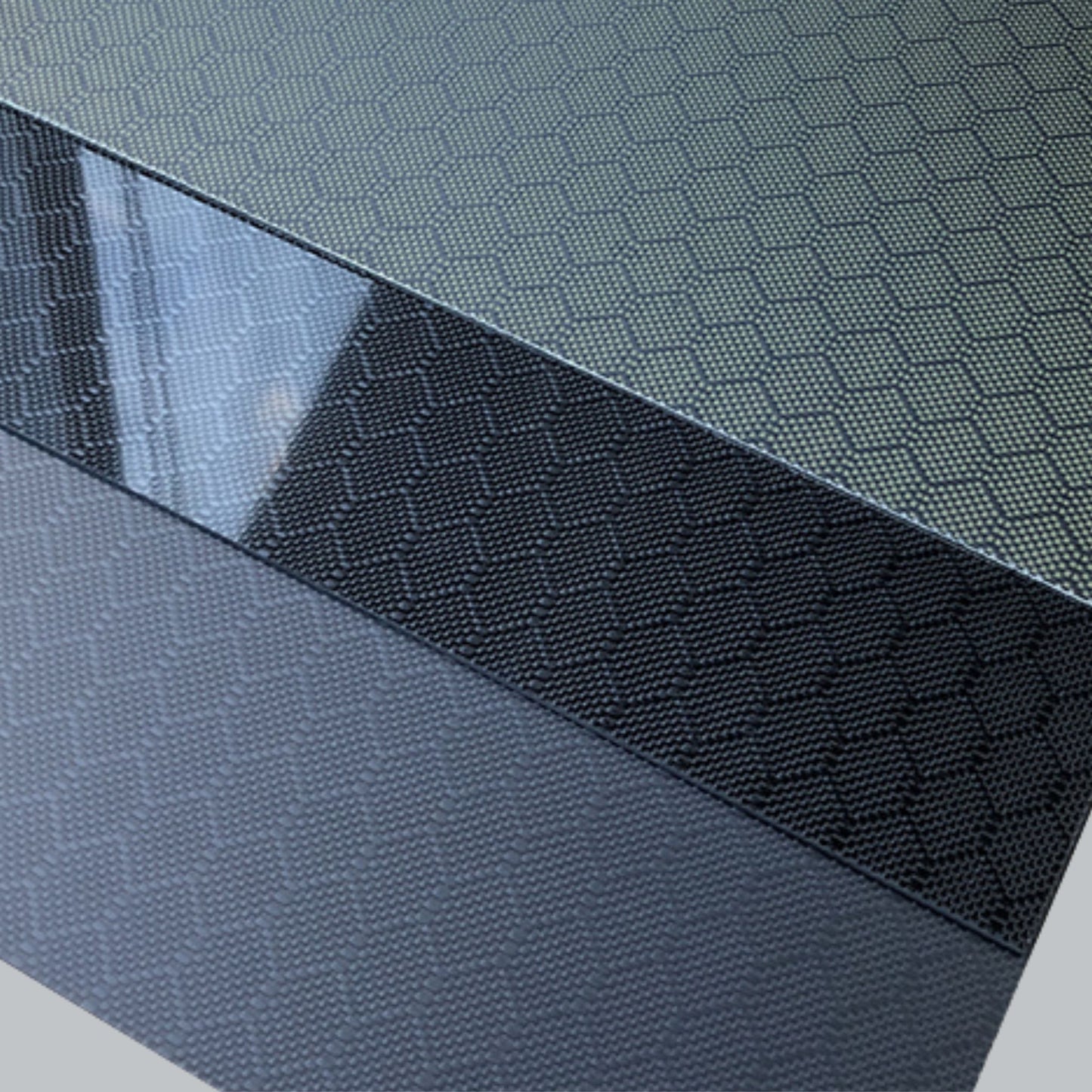 Football grain carbon fiber sheet