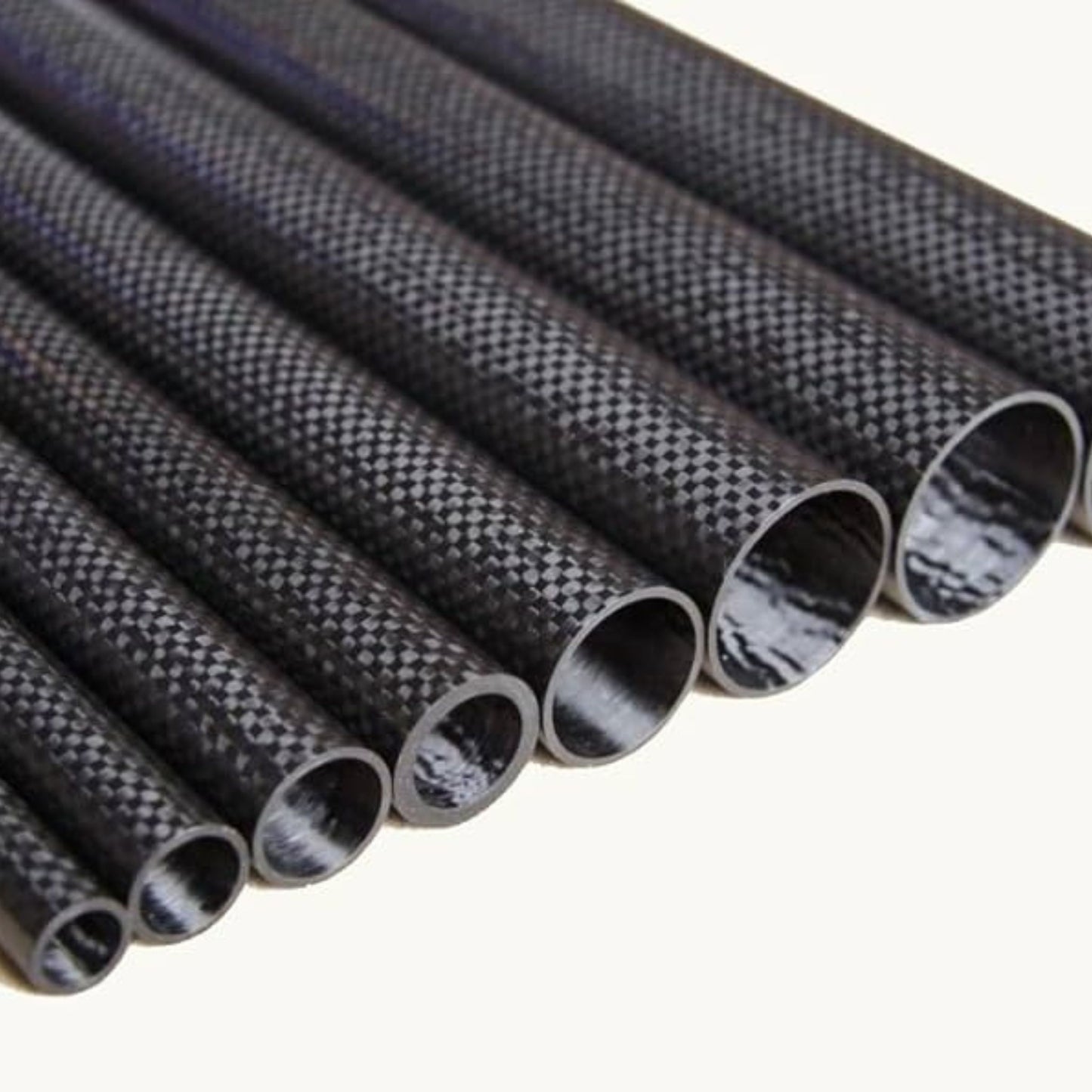 3K Carbon Fiber Tube 1000mm(OD:12-20mm) - Colored