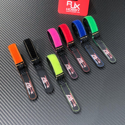 2pcs Kevlar Stitched Non-Slip Silicone Battery Straps(Width: 20mm Length: 180-400mm)
