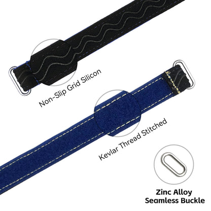 2pcs Kevlar Stitched Non-Slip Silicone Battery Straps(Width: 20mm Length: 180-400mm)