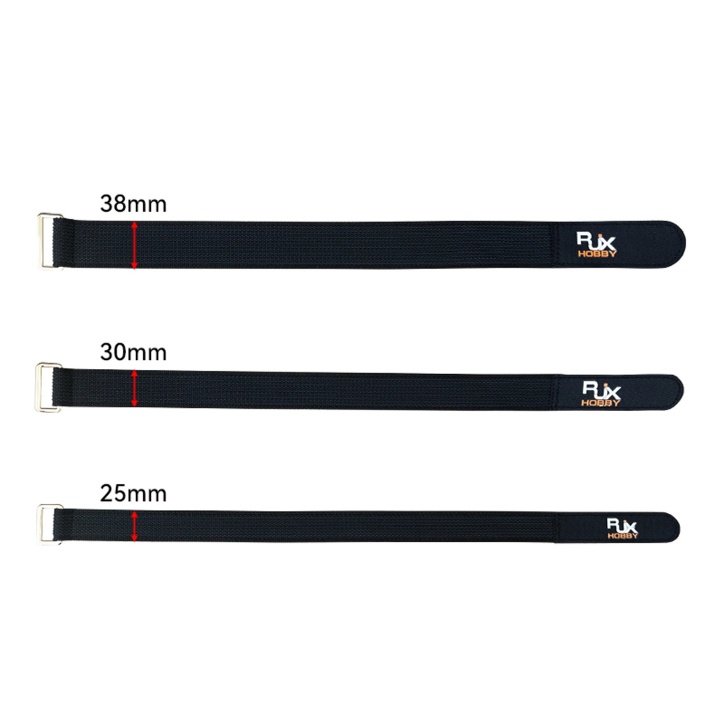 Kevlar Stitched Non-Slip Silicone Battery Strap (25/30/38mm Width, 500–1000mm Length)